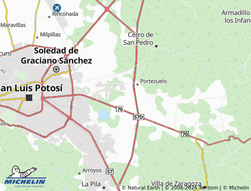 Mapa MICHELIN Granjas La Florida - ViaMichelin