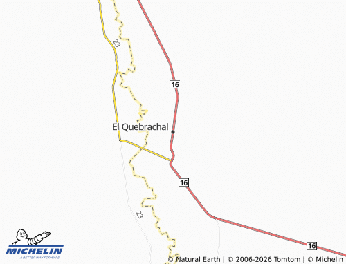 Kaart MICHELIN El Quebrachal - ViaMichelin