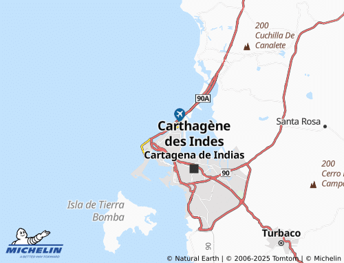 MICHELIN Canapote map - ViaMichelin