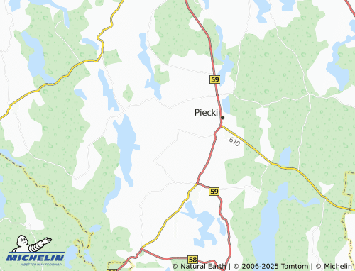 MICHELIN Czaszkowo map - ViaMichelin
