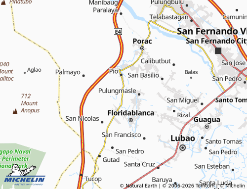 MICHELIN Calantas map - ViaMichelin