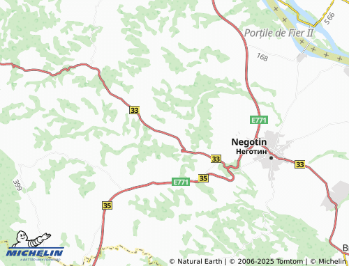 MICHELIN Jasenica map - ViaMichelin