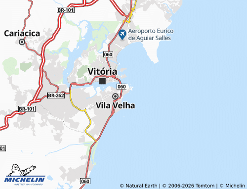 MICHELIN-Landkarte Praia da Costa - ViaMichelin