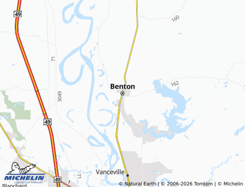 Mappa MICHELIN Benton - ViaMichelin