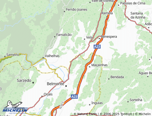 MICHELIN Gaia map - ViaMichelin