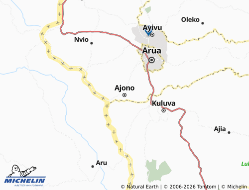 Mappa MICHELIN Ajono - ViaMichelin