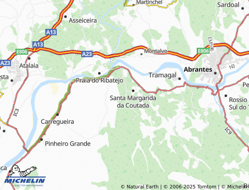 MICHELIN-Landkarte Vale do Mestre - ViaMichelin