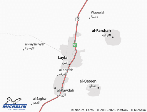 MICHELIN-Landkarte al-Salihiyyah - ViaMichelin