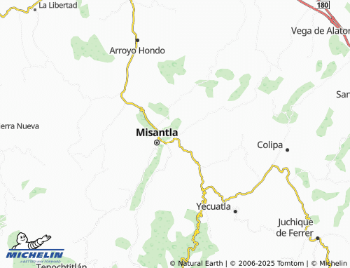 Mapa MICHELIN Colonia Agrícola 20 de Octubre - ViaMichelin