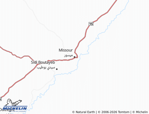 MICHELIN Meesour map - ViaMichelin