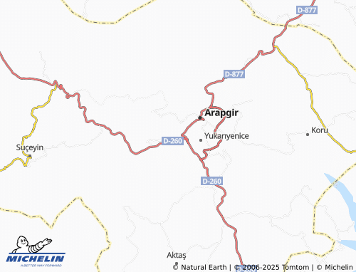 MICHELIN Aşağıulupınar map - ViaMichelin