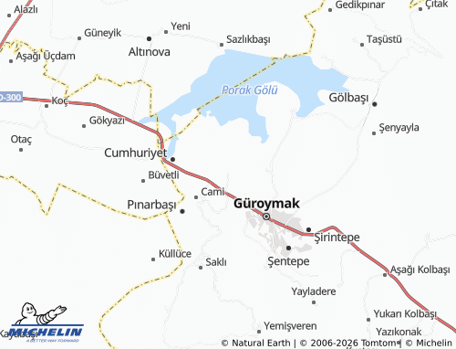 MICHELIN Değirmenköy map - ViaMichelin