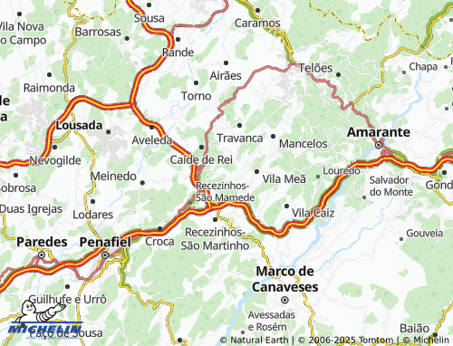 Mapa MICHELIN Ribeiro de Oliveira - ViaMichelin