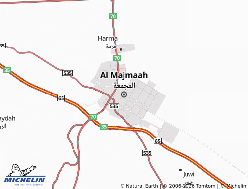 Carte MICHELIN Al Majmaah - ViaMichelin
