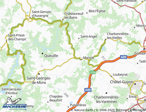 Carte MICHELIN Les Mas - ViaMichelin
