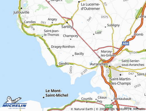 MICHELIN-Landkarte Bacilly - ViaMichelin