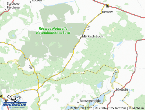 MICHELIN Barnewitz map - ViaMichelin