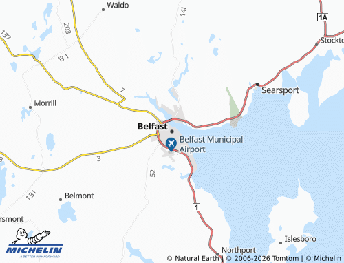 Carte MICHELIN Belfast - ViaMichelin