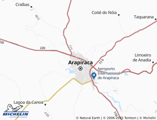 MICHELIN Brasiliana map - ViaMichelin