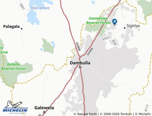 Kaart MICHELIN Dambulugama - ViaMichelin