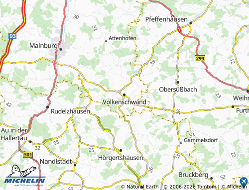 Mappa MICHELIN Volkenschwand - ViaMichelin