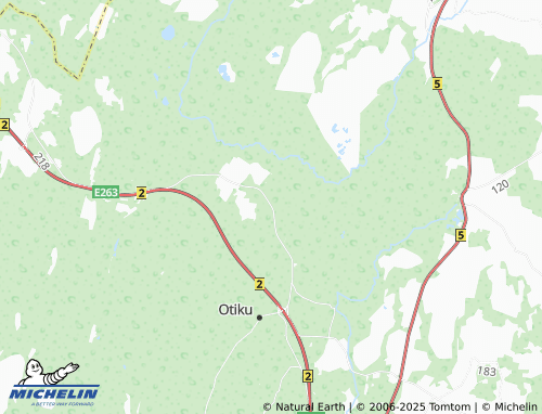 MICHELIN Nurme map - ViaMichelin