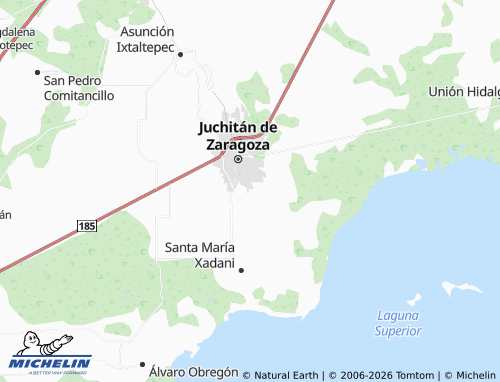 MICHELIN Colonia Las Flores map - ViaMichelin