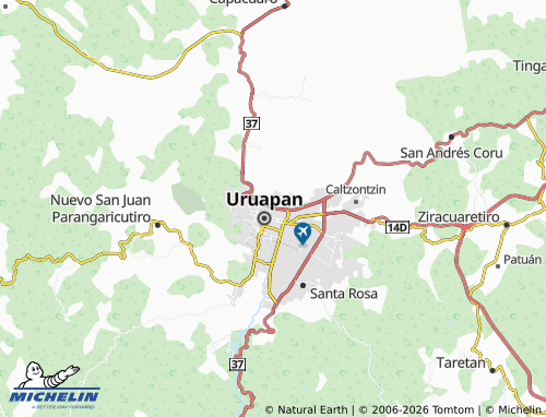 Mapa MICHELIN Lázaro Cárdenas - ViaMichelin