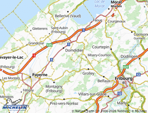MICHELIN Oleyres map - ViaMichelin
