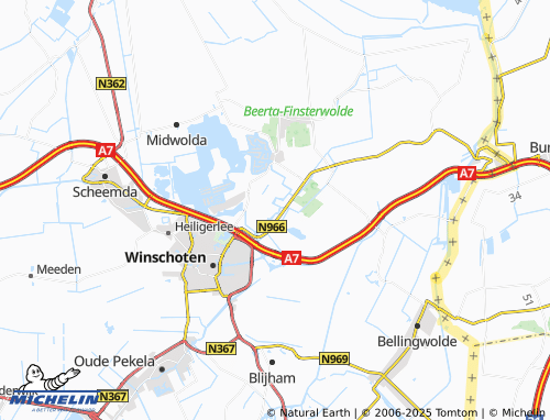 MICHELIN Reiderwolde map - ViaMichelin