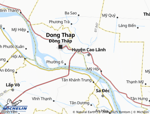 Carte MICHELIN Tịnh Thới - ViaMichelin