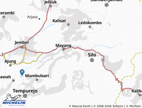 Mappa MICHELIN Tegalwaru - ViaMichelin