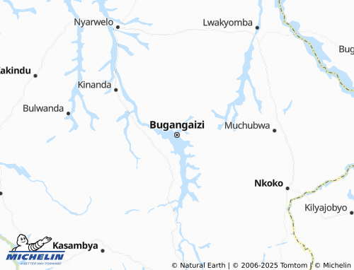 MICHELIN Bugangaizi map - ViaMichelin