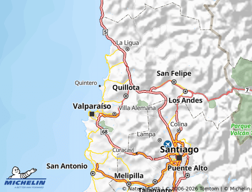 Mapa MICHELIN Quillota - ViaMichelin