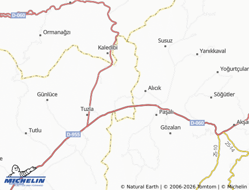 MICHELIN Karataş map - ViaMichelin