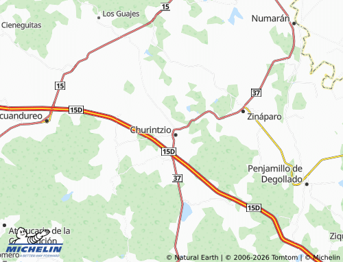 MICHELIN El Plan map - ViaMichelin