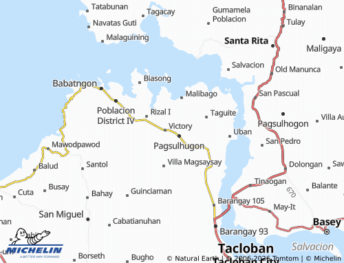 MICHELIN Naga-asan map - ViaMichelin