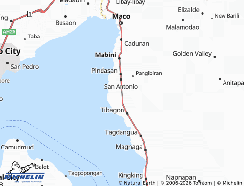 MICHELIN Mampising map - ViaMichelin