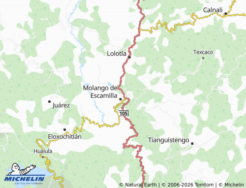 Mappa MICHELIN La Guadalupana - ViaMichelin