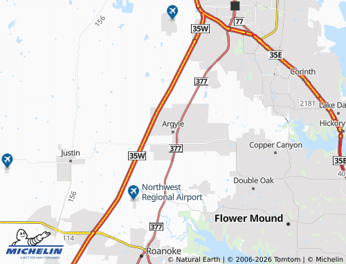 Mappa MICHELIN Argyle - ViaMichelin