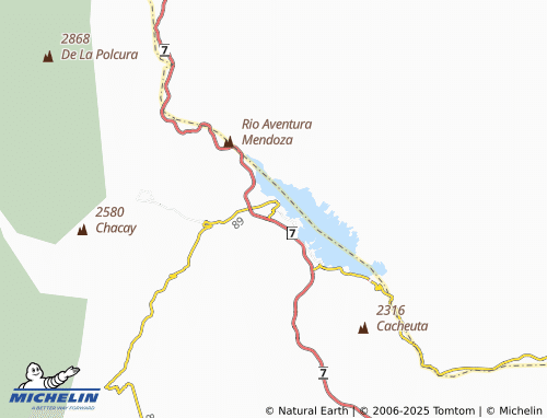 MICHELIN-Landkarte Potrerillos - ViaMichelin