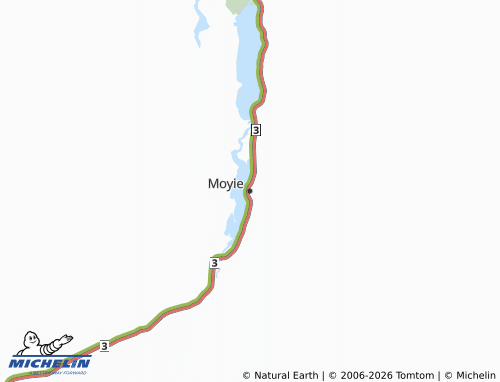 MICHELIN Moyie map - ViaMichelin