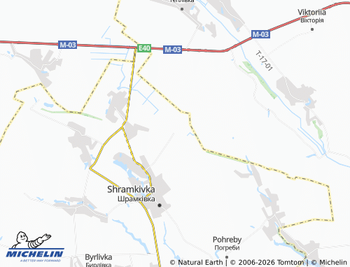MICHELIN Vyshneve map - ViaMichelin