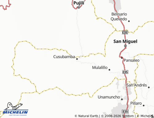 Mapa MICHELIN Cusubamba - ViaMichelin