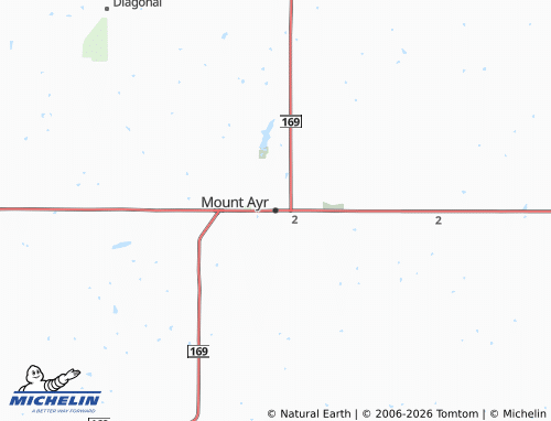 Carte MICHELIN Mount Ayr - ViaMichelin