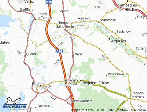 Mappa MICHELIN Vron - ViaMichelin