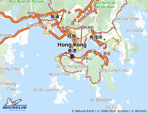MICHELIN Central map - ViaMichelin