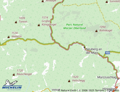 MICHELIN Lanau map - ViaMichelin