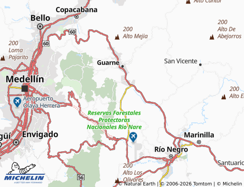 Mappa MICHELIN San José - ViaMichelin