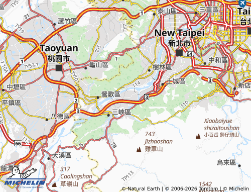 Mappa MICHELIN shang shi tou xi - ViaMichelin